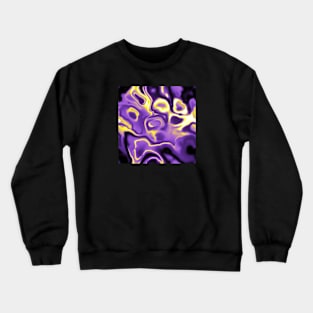 Nonbinary Pride Abstract Swirled Spilled Paint Crewneck Sweatshirt